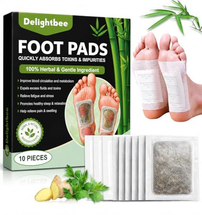 Deep Cleansing Foot Pads for Detox & Relaxation (Pack of 20)