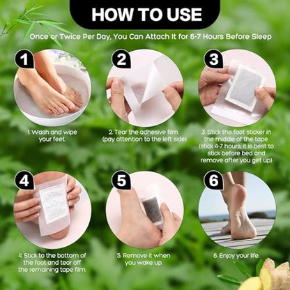 Deep Cleansing Foot Pads for Detox & Relaxation (Pack of 20)