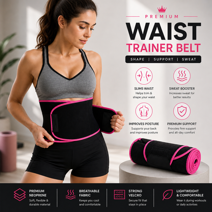 Adjustable Waist Trimmer Belt for Tummy Control & Daily Wear